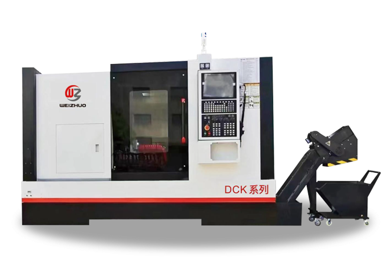 DCK Slant Lathe Bed Hard Rail CNC Lathe