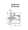 KT Hollow four-jaw power chuck