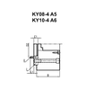 KY Solid four-jaw power chuck