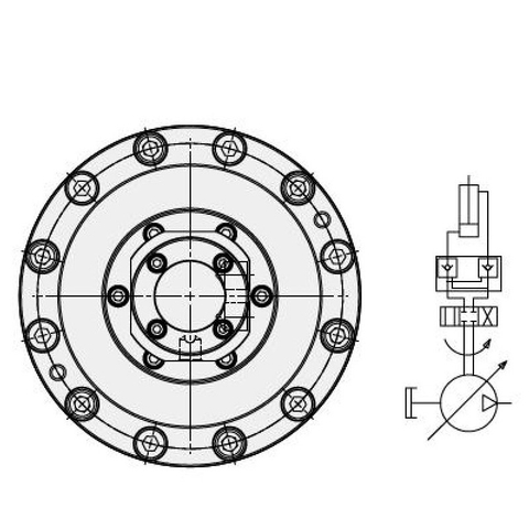 RK-NMiddle-solid rotary cylinder (pressure maintaining type)