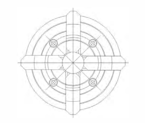 K72 series Four-jaw independent chuck