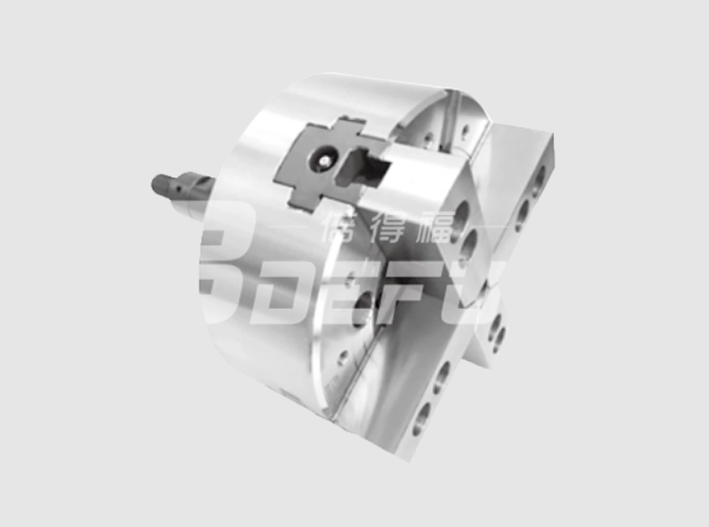 KY Solid four-jaw power chuck